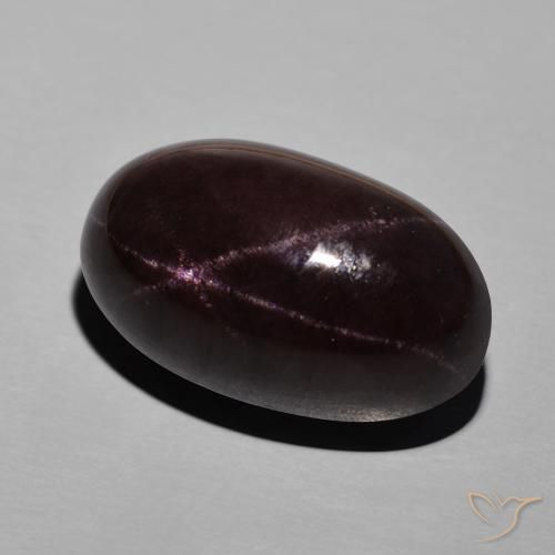 28.69 ct Red Star Garnet Stone, Natural Star Garnet in Oval Cabochon Shape for Sale