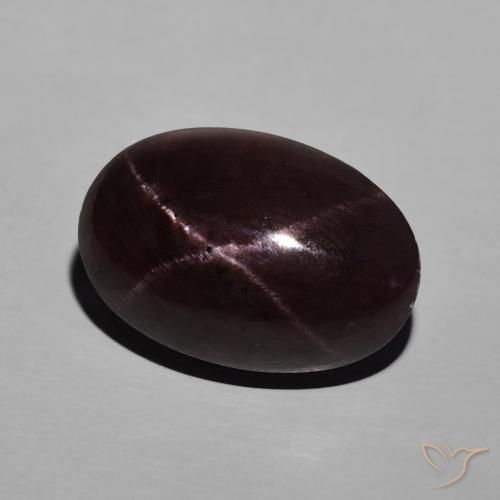 10.62 ct Red Star Garnet Stone, Natural Star Garnet in Oval Cabochon Shape for Sale