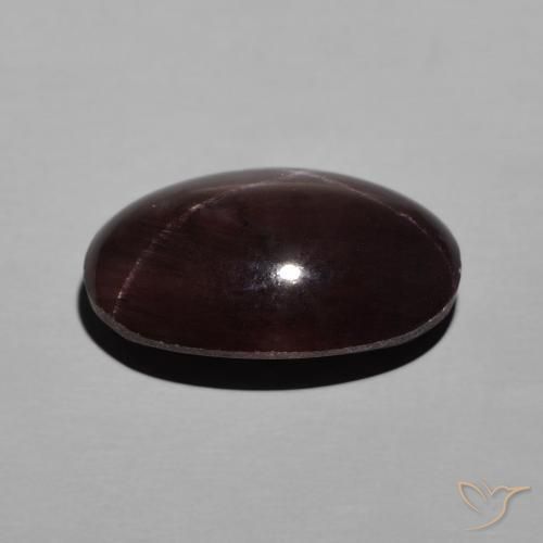 Star Garnet Gemstone in 15 x 10 mm (calibrated) Size for Sale, Star Garnet Stone in Mahogany Red Color