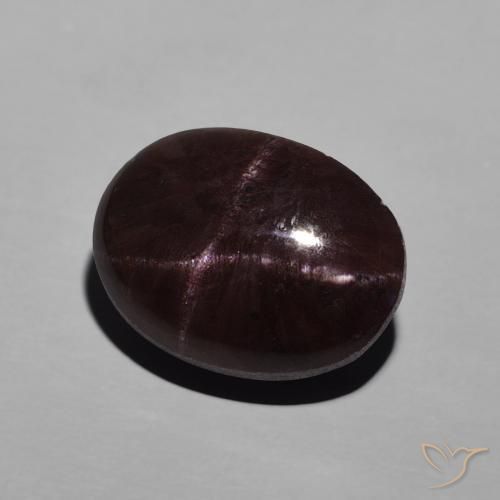 9.06 ct Red Star Garnet Stone, Natural Star Garnet in Oval Cabochon Shape for Sale