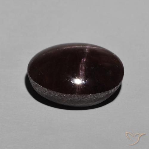 Star Garnet Gemstone in 13.4 x 9.9 mm Size for Sale, Star Garnet Stone in Dark Red Color