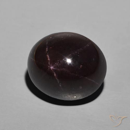 12.68 ct Red Star Garnet Stone, Natural Star Garnet in Oval Cabochon Shape for Sale