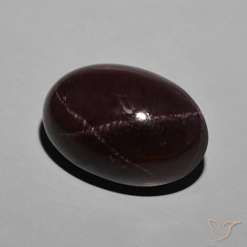 26.72 ct Red Star Garnet Stone, Natural Star Garnet in Oval Cabochon Shape for Sale