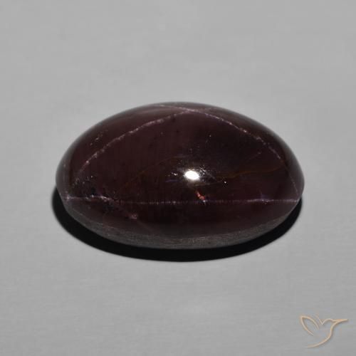 Star Garnet Gemstone in 19.5 x 13.2 mm Size for Sale, Star Garnet Stone in Mahogany Red Color