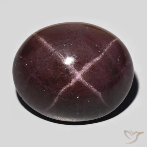 64.74 ct Oval Star Garnet, 25.7 x 21.4 mm From India, Photo A