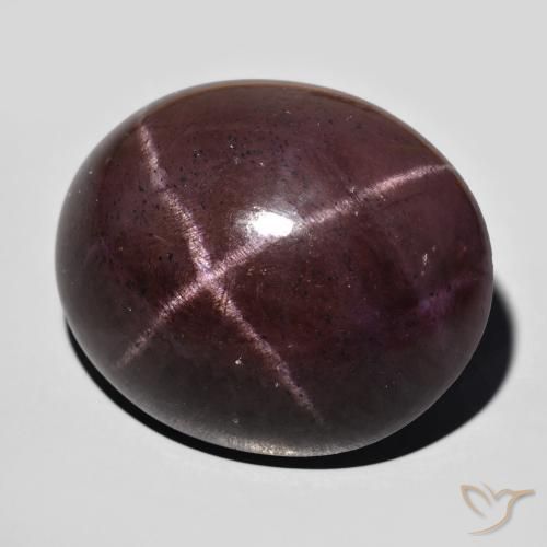 64.74 ct Red Star Garnet Stone, Natural Star Garnet in Oval Cabochon Shape for Sale