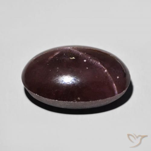 Star Garnet Gemstone in 16.9 x 11.7 mm Size for Sale, Star Garnet Stone in Dark Red Color