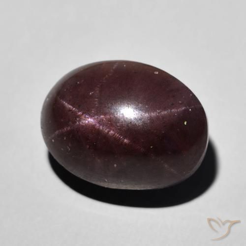 11.80 ct Red Star Garnet Stone, Natural Star Garnet in Oval Cabochon Shape for Sale