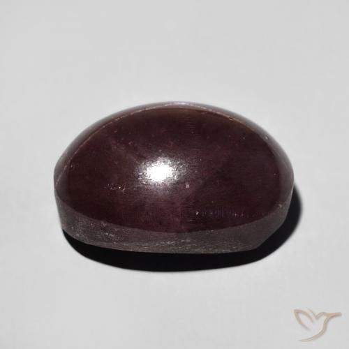 Star Garnet Gemstone in 13.4 x 10 mm Size for Sale, Star Garnet Stone in Mahogany Red Color