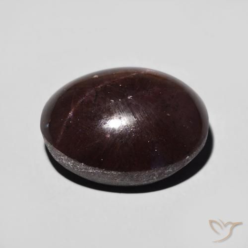 Star Garnet Gemstone in 14.2 x 11.4 mm Size for Sale, Star Garnet Stone in Dark Red Color