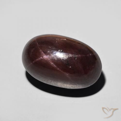 11.47 ct Red Star Garnet Stone, Natural Star Garnet in Oval Cabochon Shape for Sale