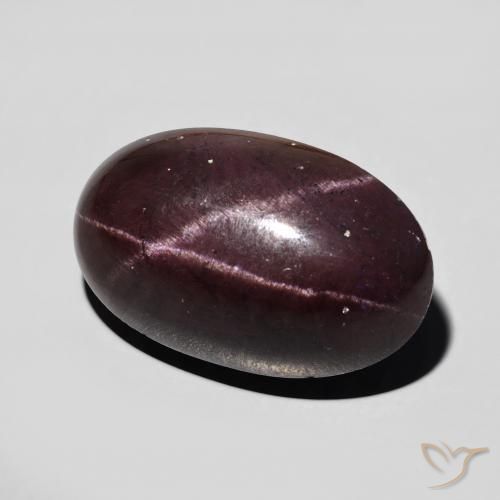 15.32 ct Red Star Garnet Stone, Natural Star Garnet in Oval Cabochon Shape for Sale