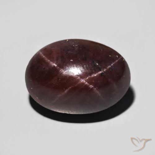 11.12 ct Oval Star Garnet, 13.7 x 9.8 mm From India, Photo A