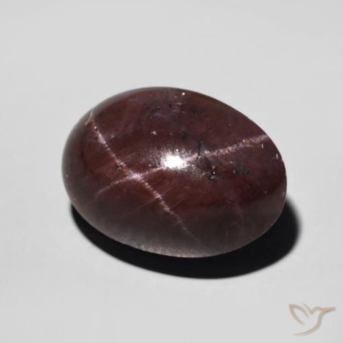 11.12 ct Red Star Garnet Stone, Natural Star Garnet in Oval Cabochon Shape for Sale