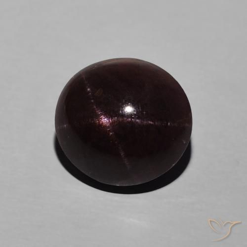 6.29 ct Red Star Garnet Stone, Natural Star Garnet in Oval Cabochon Shape for Sale