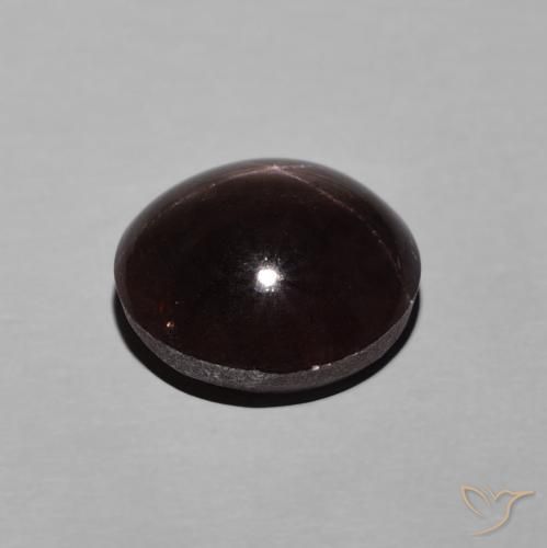Star Garnet Gemstone in 10.7 x 10 mm Size for Sale, Star Garnet Stone in Mahogany Red Color