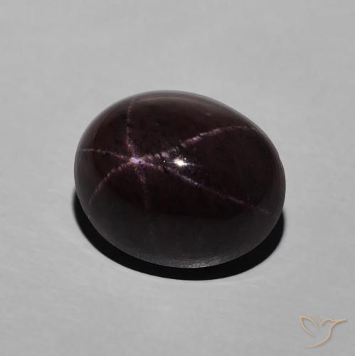 7.65 ct Red Star Garnet Stone, Natural Star Garnet in Oval Cabochon Shape for Sale