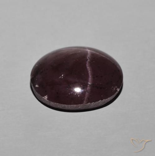 Star Garnet Gemstone in 13 x 11 mm (calibrated) Size for Sale, Star Garnet Stone in Dark Red Color
