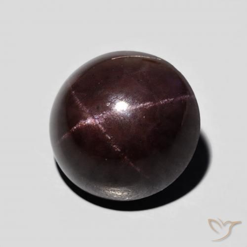 15.14 ct Red Star Garnet Stone, Natural Star Garnet in Oval Cabochon Shape for Sale