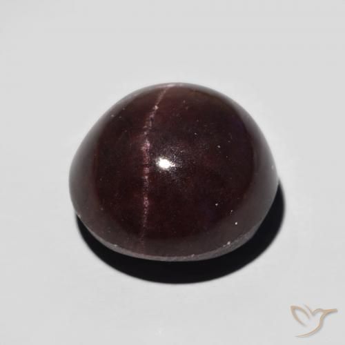 Star Garnet Gemstone in 13 x 13 mm (calibrated) Size for Sale, Star Garnet Stone in Mahogany Red Color