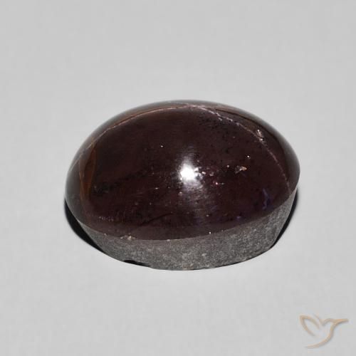 Star Garnet Gemstone in 11.2 x 8.6 mm Size for Sale, Star Garnet Stone in Dark Red Color
