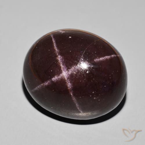 66.39 ct Red Star Garnet Stone, Natural Star Garnet in Oval Cabochon Shape for Sale