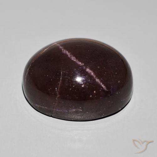 Star Garnet Gemstone in 23.5 x 19.6 mm Size for Sale, Star Garnet Stone in Dark Red Color
