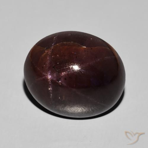24.21 ct Red Star Garnet Stone, Natural Star Garnet in Oval Cabochon Shape for Sale