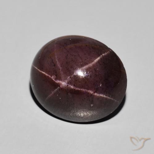 13.26 ct Red Star Garnet Stone, Natural Star Garnet in Oval Cabochon Shape for Sale