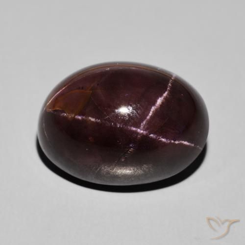 27.47ct Natural Dark Red Star Garnet, Oval, Opaque