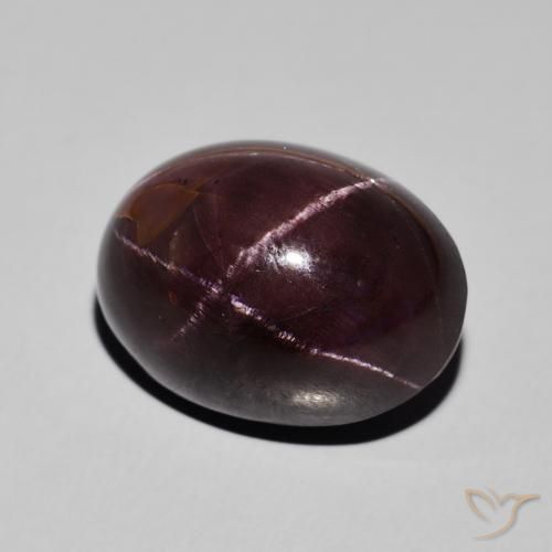 27.47 ct Red Star Garnet Stone, Natural Star Garnet in Oval Cabochon Shape for Sale