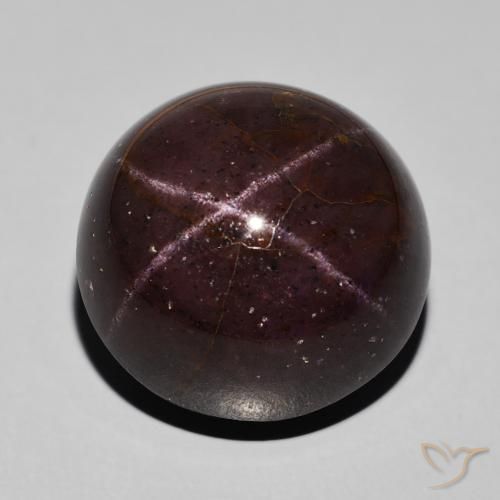 40.98ct Natural Mahogany Red Star Garnet, Round, Opaque