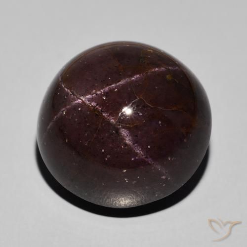 40.98 ct Red Star Garnet Stone, Natural Star Garnet in Round Cabochon Shape for Sale