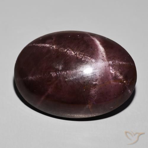 68.34 ct Red Star Garnet Stone, Natural Star Garnet in Oval Cabochon Shape for Sale