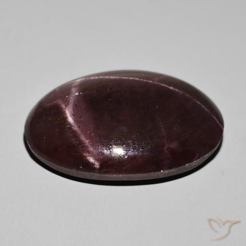 Star Garnet Gemstone in 29.3 x 20.8 mm Size for Sale, Star Garnet Stone in Mahogany Red Color