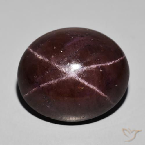 62.94ct Natural Dark Red Star Garnet, Oval, Opaque
