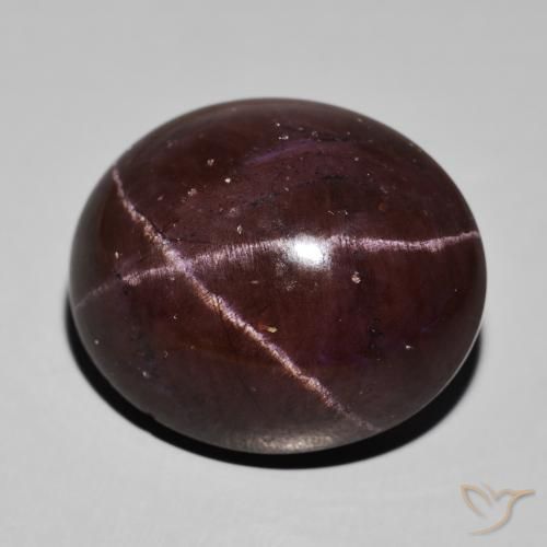 62.94 ct Red Star Garnet Stone, Natural Star Garnet in Oval Cabochon Shape for Sale