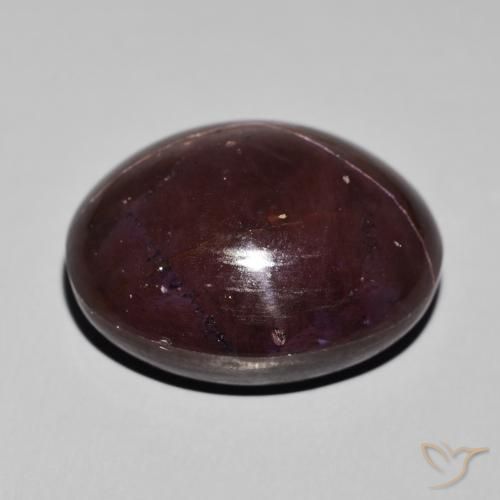 Star Garnet Gemstone in 23.1 x 19.7 mm Size for Sale, Star Garnet Stone in Dark Red Color