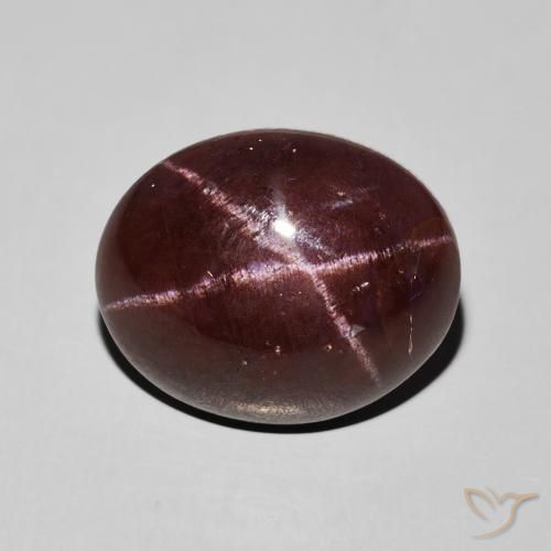 12.41ct Natural Mahogany Red Star Garnet, Oval, Opaque