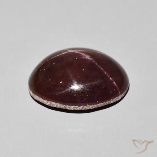 Star Garnet Gemstone in 15.6 x 12.6 mm Size for Sale, Star Garnet Stone in Mahogany Red Color