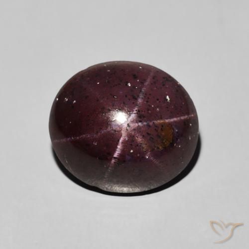 8.00 ct Red Star Garnet Gemstone, Star Garnet Gem in Oval Cabochon Shape for Sale.