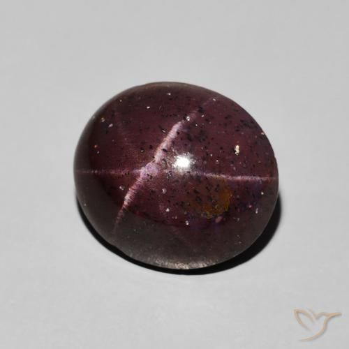 8.00 ct Red Star Garnet Stone, Natural Star Garnet in Oval Cabochon Shape for Sale