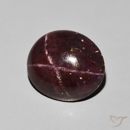 11.81 ct Red Star Garnet Stone, Natural Star Garnet in Oval Cabochon Shape for Sale