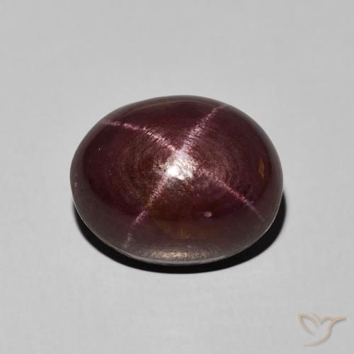 8.34ct Natural Mahogany Red Star Garnet, Oval, Opaque