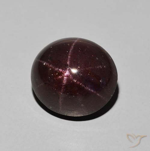 9.92 ct Red Star Garnet Stone, Natural Star Garnet in Oval Cabochon Shape for Sale