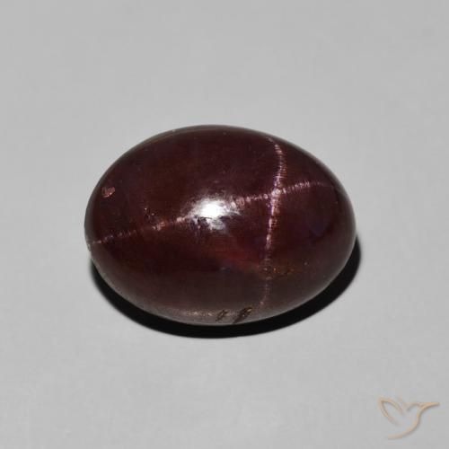 11.30 ct Red Star Garnet Stone, Natural Star Garnet in Oval Cabochon Shape for Sale