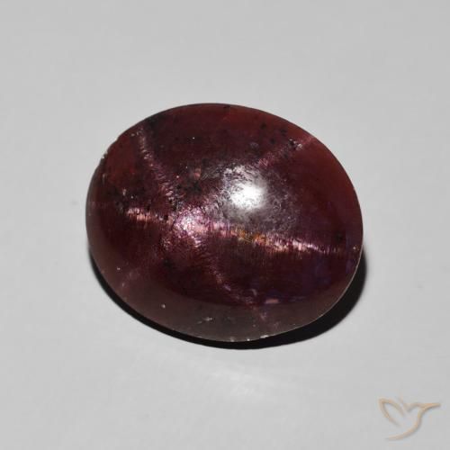 12.20 ct Red Star Garnet Stone, Natural Star Garnet in Oval Cabochon Shape for Sale