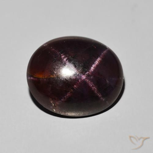 16.21ct Natural Dark Red Star Garnet, Oval, Opaque