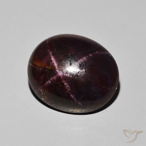 16.21 ct Red Star Garnet Stone, Natural Star Garnet in Oval Cabochon Shape for Sale