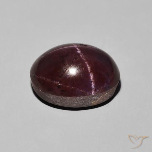 Star Garnet Gemstone in 12.5 x 9.7 mm Size for Sale, Star Garnet Stone in Dark Red Color